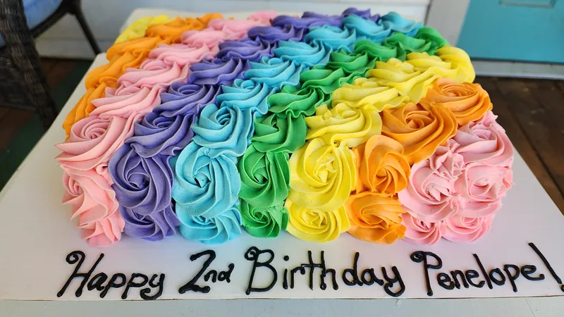 rainbow cake