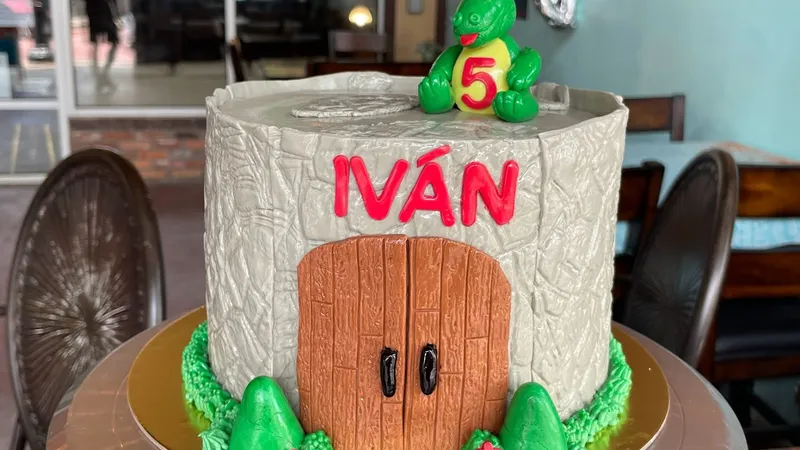 Dragon Castle Cake